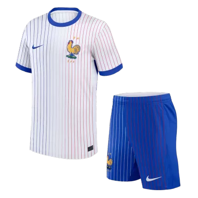 Calidad Premium Conjunto Francia Euro 2024 Segunda Equipación Visitante Hombre (Camiseta + Pantalón Corto) - camisetasfutbol