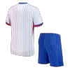 Calidad Premium Conjunto Francia Euro 2024 Segunda Equipación Visitante Hombre (Camiseta + Pantalón Corto) - camisetasfutbol