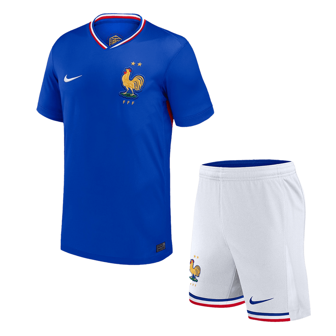 Calidad Premium Conjunto Francia Euro Primera Equipación Local Hombre (Camiseta + Pantalón Corto) - camisetasfutbol