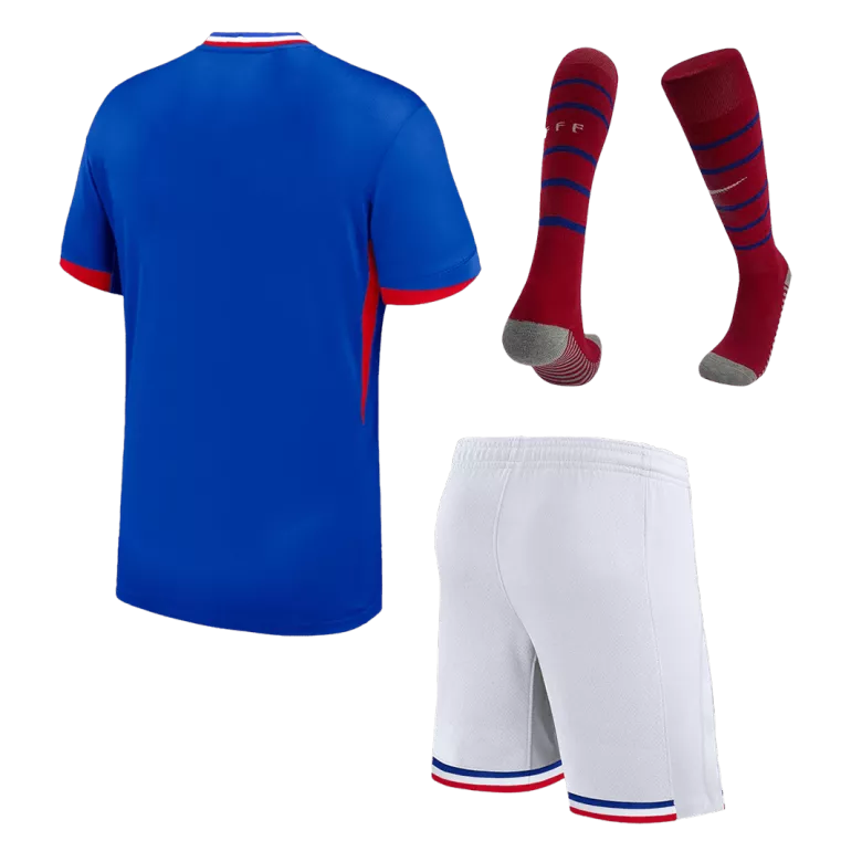 Miniconjunto Completo Francia Euro 2024 Primera Equipación Local Niño (Camiseta + Pantalón Corto + Calcetines) - camisetasfutbol