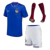 Miniconjunto Completo Francia Euro 2024 Primera Equipación Local Niño (Camiseta + Pantalón Corto + Calcetines) - camisetasfutbol