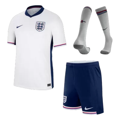 Calidad Premium Conjunto Completo Inglaterra Euro 2024 Primera Equipación Local Hombre (Camiseta + Pantalón Corto + Calcetines) - camisetasfutbol