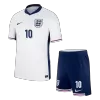 Miniconjunto BELLINGHAM #10 Inglaterra Euro 2024 Primera Equipación Local Niño (Camiseta + Pantalón Corto) - camisetasfutbol