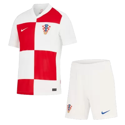 Conjunto Croacia Euro 
2024 Primera Equipación Local Hombre (Camiseta + Pantalón Corto) - camisetasfutbol