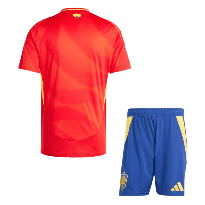 Conjunto España Euro 
2024 Primera Equipación Local Hombre (Camiseta + Pantalón Corto) - camisetasfutbol