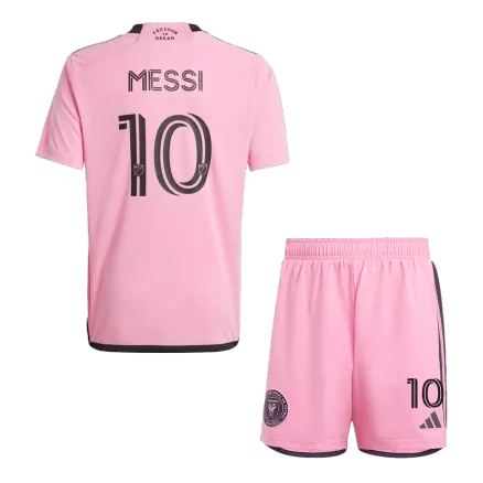 Miniconjunto MESSI #10 Inter Miami CF 2024 Primera Equipación Local Niño (Camiseta + Pantalón Corto) - camisetasfutbol