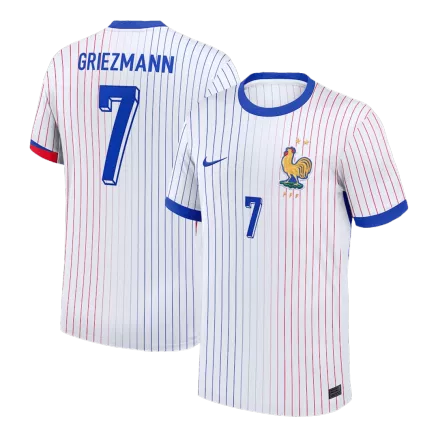 Camiseta GRIEZMANN #7 Francia Euro 2024 Segunda Equipación Visitante Hombre - Versión Hincha - camisetasfutbol