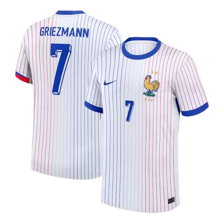 Calidad Premium Camiseta GRIEZMANN #7 Francia Euro 2024 Segunda Equipación Visitante Hombre - Versión Hincha - camisetasfutbol