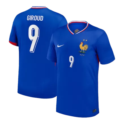 Camiseta GIROUD #9 Francia Euro 2024 Primera Equipación Local Hombre - Versión Hincha - camisetasfutbol