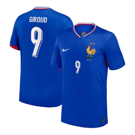 Calidad Premium Camiseta GIROUD #9 Francia Euro 2024 Primera Equipación Local Hombre - Versión Hincha - camisetasfutbol