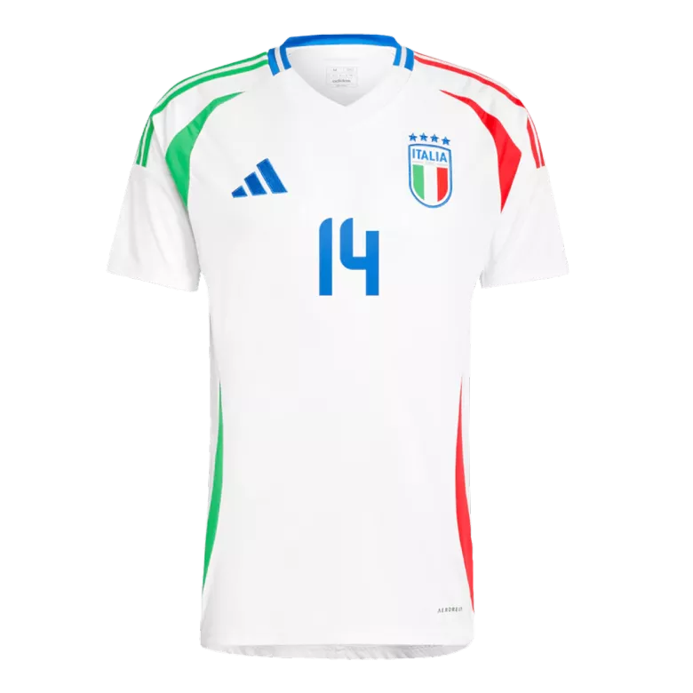 Camiseta CHIESA #14 Italia Euro 2024 Segunda Equipación Visitante Hombre - Versión Hincha - camisetasfutbol