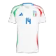 Calidad Premium Camiseta CHIESA #14 Italia Euro 2024 Segunda Equipación Visitante Hombre - Versión Hincha - camisetasfutbol