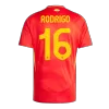 Camiseta RODRIGO #16 España Euro 2024 Primera Equipación Local Hombre - Versión Hincha - camisetasfutbol