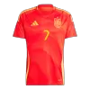 Camiseta MORATA #7 España Euro 2024 Primera Equipación Local Hombre - Versión Hincha - camisetasfutbol