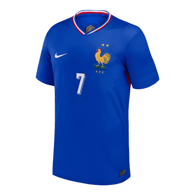 Camiseta GRIEZMANN #7 Francia Euro 2024 Primera Equipación Local Hombre - Versión Hincha - camisetasfutbol
