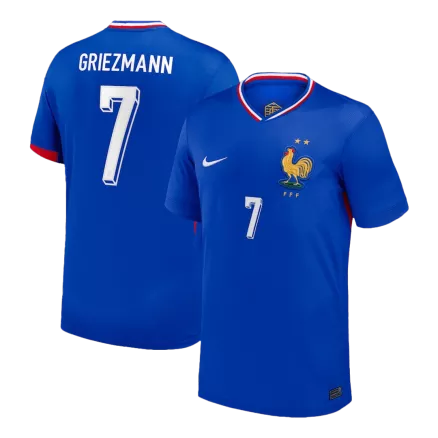 Camiseta GRIEZMANN #7 Francia Euro 2024 Primera Equipación Local Hombre - Versión Hincha - camisetasfutbol