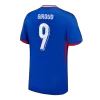 Calidad Premium Camiseta GIROUD #9 Francia Euro 2024 Primera Equipación Local Hombre - Versión Hincha - camisetasfutbol