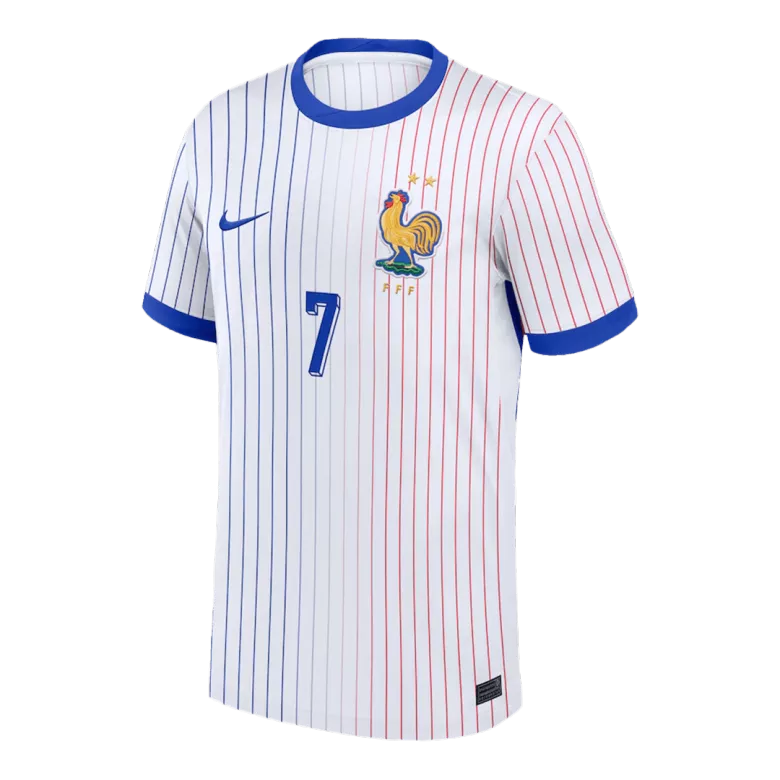 Camiseta GRIEZMANN #7 Francia Euro 2024 Segunda Equipación Visitante Hombre - Versión Hincha - camisetasfutbol