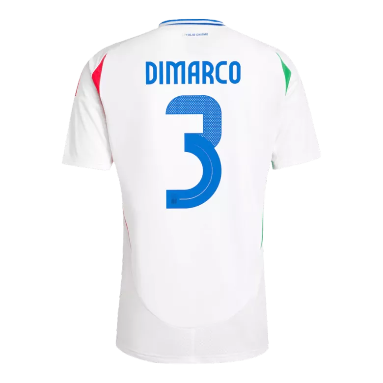 Camiseta DIMARCO #3 Italia Euro 2024 Segunda Equipación Visitante Hombre - Versión Hincha - camisetasfutbol