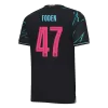 UCL Camiseta FODEN #47 Manchester City 2023/24 Tercera Equipación Hombre - Versión Hincha - camisetasfutbol