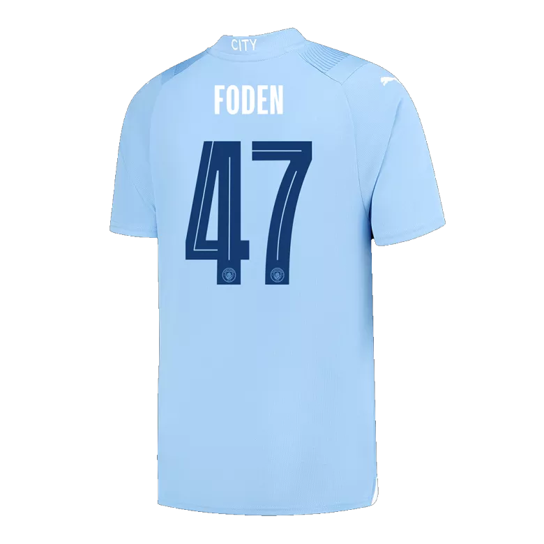 UCL Camiseta FODEN #47 Manchester City 2023/24 Primera Equipación Local Hombre - Versión Hincha - camisetasfutbol