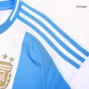 Calidad Premium Camiseta Argentina 2024 Primera Equipación Local Hombre Talla Grande（4XL-5XL） - Versión Hincha - camisetasfutbol