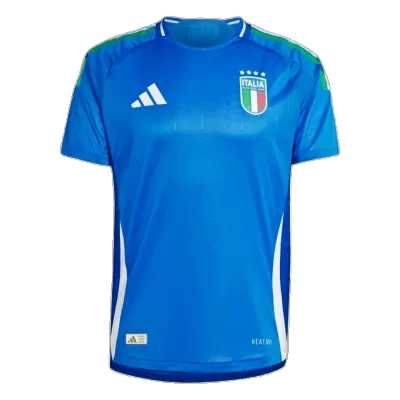 Camiseta Auténtica Italia Euro 2024 Primera Equipación Local Hombre - Versión Jugador - camisetasfutbol