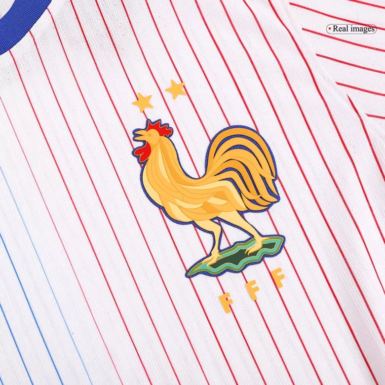 Camiseta Auténtica Francia Euro 2024 Segunda Equipación Visitante Hombre - Versión Jugador - camisetasfutbol