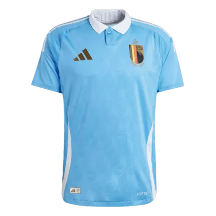 Camiseta Auténtica Bélgica Euro 2024 Segunda Equipación Visitante Hombre - Versión Jugador - camisetasfutbol