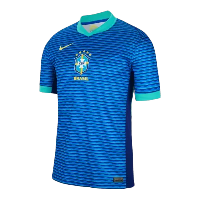 Camiseta Brazil Copa América 2024 Segunda Equipación Visitante Hombre - Versión Hincha - camisetasfutbol