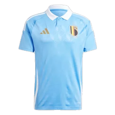 Camiseta Bélgica Euro 2024 Segunda Equipación Visitante Hombre - Versión Hincha - camisetasfutbol