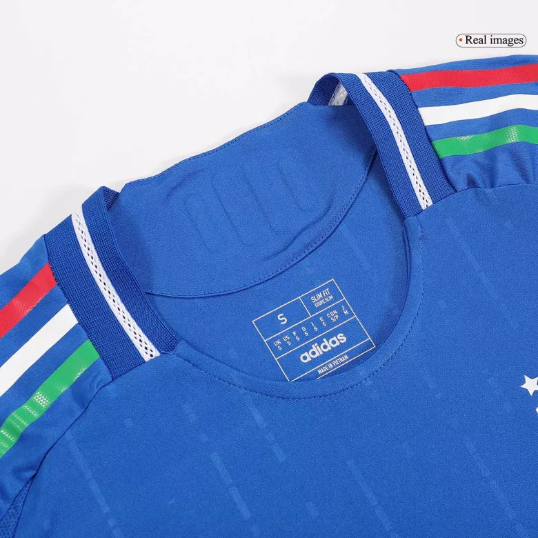 Camiseta Auténtica Italia Euro 2024 Primera Equipación Local Hombre - Versión Jugador - camisetasfutbol