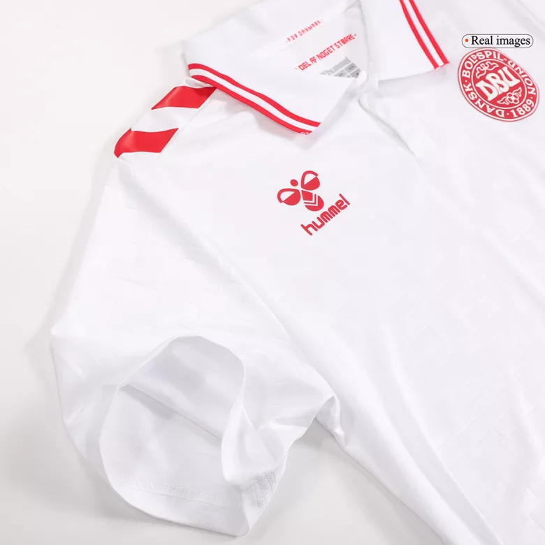 Camiseta Dinamarca Euro 2024 Segunda Equipación Visitante Hombre - Versión Hincha - camisetasfutbol