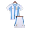 Miniconjunto Completo Argentina Copa América 2024 Primera Equipación Local Niño (Camiseta + Pantalón Corto + Calcetines) - camisetasfutbol