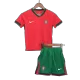 Miniconjunto Completo Portugal Euro 2024 Primera Equipación Local Niño (Camiseta + Pantalón Corto + Calcetines) - camisetasfutbol