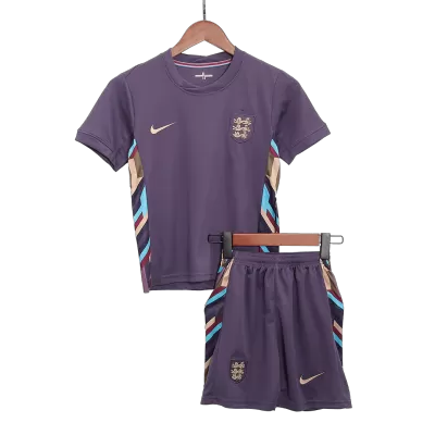 Miniconjunto Inglaterra Euro 2024 Segunda Equipación Visitante Niño (Camiseta + Pantalón Corto) - camisetasfutbol