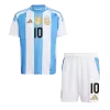 Miniconjunto Completo MESSI #10 Argentina 2024 Primera Equipación Local Niño (Camiseta + Pantalón Corto + Calcetines) - camisetasfutbol