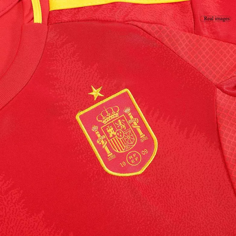 Miniconjunto España Euro 2024 Primera Equipación Local Niño (Camiseta + Pantalón Corto) - camisetasfutbol