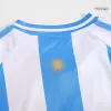 Miniconjunto Completo Argentina Copa América 2024 Primera Equipación Local Niño (Camiseta + Pantalón Corto + Calcetines) - camisetasfutbol