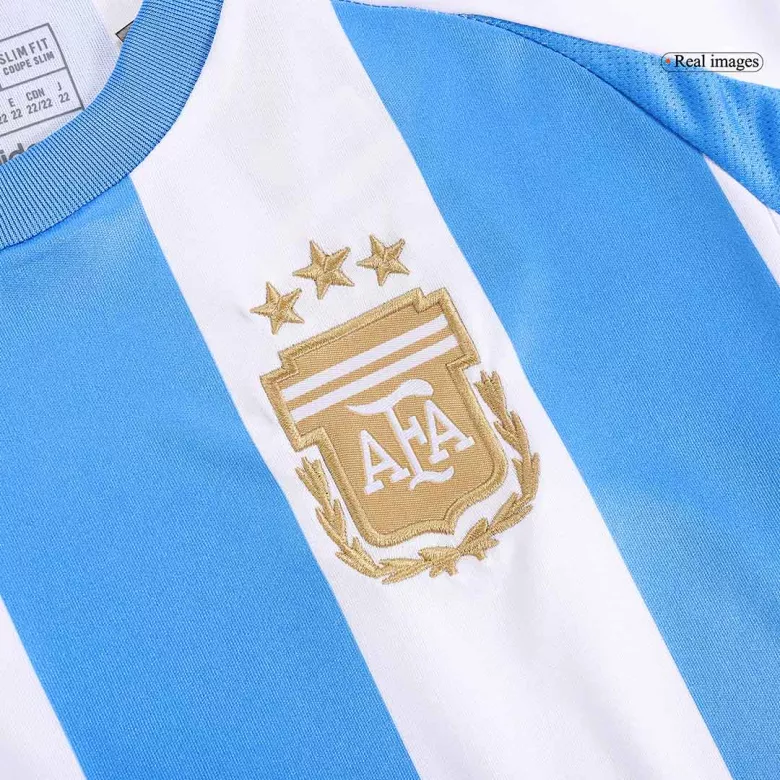 Miniconjunto Argentina Copa América 2024 Primera Equipación Local Niño (Camiseta + Pantalón Corto) - camisetasfutbol