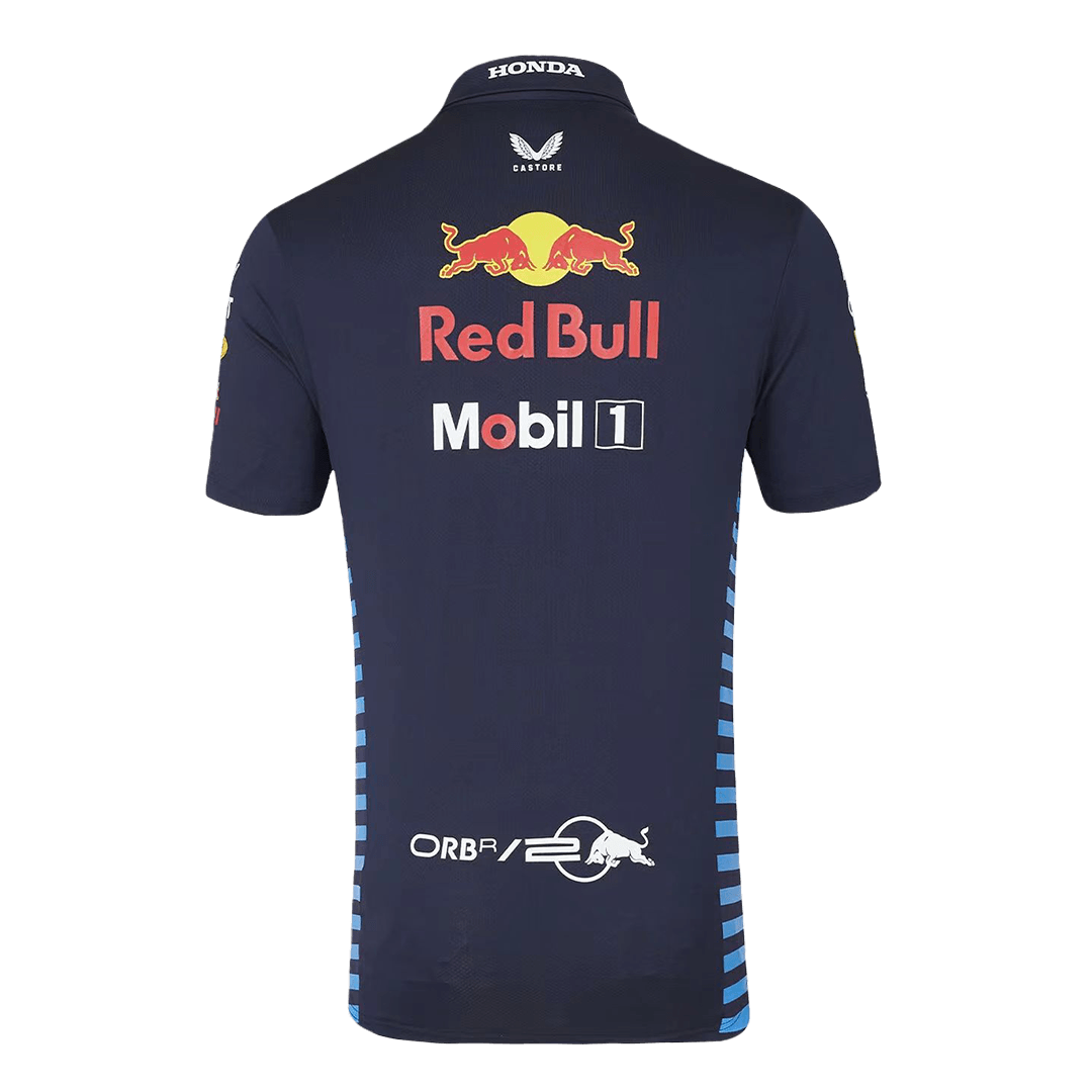Camiseta Tipo Polo de Red Bull F1 Racing Team Polo - Navy Hombre - camisetasfutbol