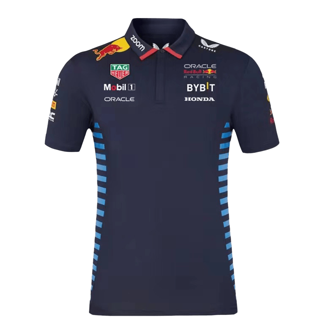 Camiseta Tipo Polo de Red Bull F1 Racing Team Polo - Navy Hombre - camisetasfutbol