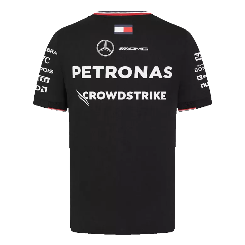 Camiseta de Mercedes AMG Petronas F1 Racing Team T-Shirt Black 2024 Hombre Negro - camisetasfutbol
