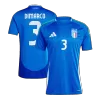 Calidad Premium Camiseta DIMARCO #3 Italia Euro 2024 Primera Equipación Local Hombre - Versión Hincha - camisetasfutbol