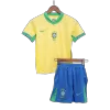 Miniconjunto Completo Brazil Copa América 2024 Primera Equipación Local Niño (Camiseta + Pantalón Corto + Calcetines) - camisetasfutbol