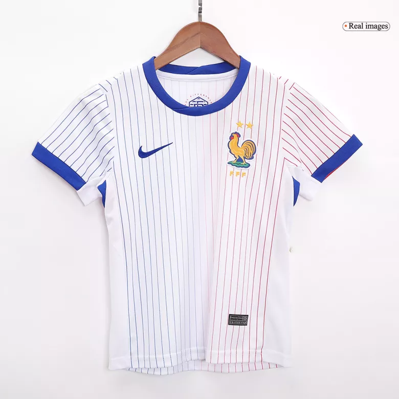Miniconjunto Francia  Euro 2024 Segunda Equipación Visitante Niño (Camiseta + Pantalón Corto) - camisetasfutbol