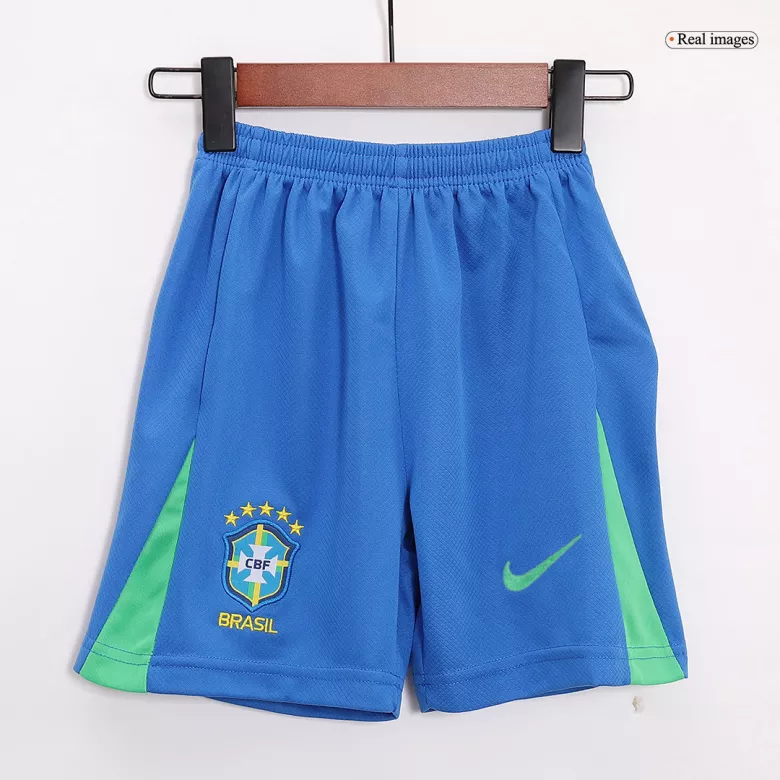 Miniconjunto Completo Brazil Copa América 2024 Primera Equipación Local Niño (Camiseta + Pantalón Corto + Calcetines) - camisetasfutbol