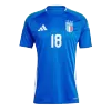 Calidad Premium Camiseta BARELLA #18 Italia Euro 2024 Primera Equipación Local Hombre - Versión Hincha - camisetasfutbol