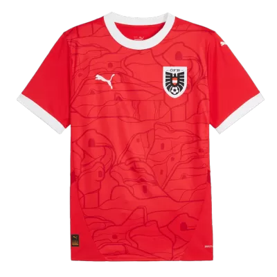 Camiseta Austria Euro 2024 Primera Equipación Local Hombre - Versión Hincha - camisetasfutbol