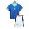 Miniconjunto Completo Brazil Copa América 2024 Segunda Equipación Visitante Niño (Camiseta + Pantalón Corto + Calcetines) - camisetasfutbol